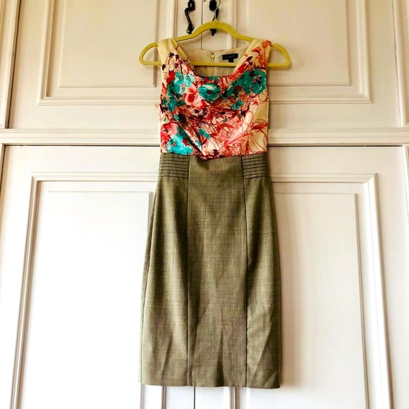 Beautiful Le Château Made-in-Canada Cowl Neck Midi Lined Pencil Dress XXS - Picture 1 of 16